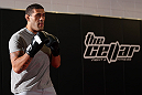 MINNEAPOLIS, MN - OCTOBER 02:  Antonio Silva works out for media and fans during an open training session at Cellar Kickboxing and Martial Arts on October 2, 2012 in Minneapolis, Minnesota.  (Photo by Josh Hedges/Zuffa LLC/Zuffa LLC via Getty Images)