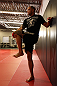 MINNEAPOLIS, MN - OCTOBER 02:  Travis Browne works out for media and fans during an open training session at Cellar Kickboxing and Martial Arts on October 2, 2012 in Minneapolis, Minnesota.  (Photo by Josh Hedges/Zuffa LLC/Zuffa LLC via Getty Images)