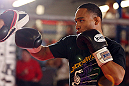 MINNEAPOLIS, MN - OCTOBER 02:  John Dodson works out for media and fans during an open training session at Cellar Kickboxing and Martial Arts on October 2, 2012 in Minneapolis, Minnesota.  (Photo by Josh Hedges/Zuffa LLC/Zuffa LLC via Getty Images)