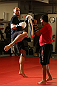 MINNEAPOLIS, MN - OCTOBER 02:  Travis Browne works out for media and fans during an open training session at Cellar Kickboxing and Martial Arts on October 2, 2012 in Minneapolis, Minnesota.  (Photo by Josh Hedges/Zuffa LLC/Zuffa LLC via Getty Images)