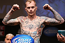 MINNEAPOLIS, MN - OCTOBER 04:  Bart Palaszewski weighs in during the UFC on FX weigh in at Pantages Theater on October 4, 2012 in Minneapolis, Minnesota.  (Photo by Josh Hedges/Zuffa LLC/Zuffa LLC via Getty Images)