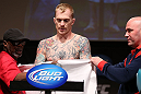 MINNEAPOLIS, MN - OCTOBER 04:  Bart Palaszewski weighs in during the UFC on FX weigh in at Pantages Theater on October 4, 2012 in Minneapolis, Minnesota.  (Photo by Josh Hedges/Zuffa LLC/Zuffa LLC via Getty Images)