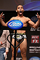 MINNEAPOLIS, MN - OCTOBER 04:  John Dodson weighs in during the UFC on FX weigh in at Pantages Theater on October 4, 2012 in Minneapolis, Minnesota.  (Photo by Josh Hedges/Zuffa LLC/Zuffa LLC via Getty Images)