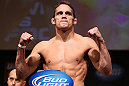 MINNEAPOLIS, MN - OCTOBER 04:  Jake Ellenberger weighs in during the UFC on FX weigh in at Pantages Theater on October 4, 2012 in Minneapolis, Minnesota.  (Photo by Josh Hedges/Zuffa LLC/Zuffa LLC via Getty Images)