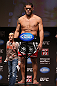 MINNEAPOLIS, MN - OCTOBER 04:  Antonio "Bigfoot" Silva weighs in during the UFC on FX weigh in at Pantages Theater on October 4, 2012 in Minneapolis, Minnesota.  (Photo by Josh Hedges/Zuffa LLC/Zuffa LLC via Getty Images)