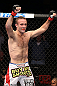 MINNEAPOLIS, MN - OCTOBER 05:  Jacob Volkmann reacts after submitting Shane Roller during their lightweight fight at the UFC on FX event at Target Center on October 5, 2012 in Minneapolis, Minnesota.  (Photo by Josh Hedges/Zuffa LLC/Zuffa LLC via Getty Images)
