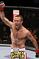 MINNEAPOLIS, MN - OCTOBER 05:  Jacob Volkmann reacts after submitting Shane Roller during their lightweight fight at the UFC on FX event at Target Center on October 5, 2012 in Minneapolis, Minnesota.  (Photo by Josh Hedges/Zuffa LLC/Zuffa LLC via Getty Images)