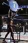 MINNEAPOLIS, MN - OCTOBER 05:  UFC Octagon Girl Arianny Celeste introduces a round at the UFC on FX event at Target Center on October 5, 2012 in Minneapolis, Minnesota.  (Photo by Josh Hedges/Zuffa LLC/Zuffa LLC via Getty Images)