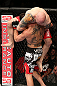 MINNEAPOLIS, MN - OCTOBER 05:  (R-L) Justin Edwards secures a guillotine choke submission to defeat Josh Neer during their welterweight fight at the UFC on FX event at Target Center on October 5, 2012 in Minneapolis, Minnesota.  (Photo by Josh Hedges/Zuffa LLC/Zuffa LLC via Getty Images)
