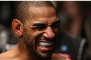 MINNEAPOLIS, MN - OCTOBER 05:  Jay Hieron prepares to enter the Octagon before his welterweight fight against Jake Ellenberger at the UFC on FX event at Target Center on October 5, 2012 in Minneapolis, Minnesota.  (Photo by Josh Hedges/Zuffa LLC/Zuffa LLC via Getty Images)