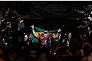 MINNEAPOLIS, MN - OCTOBER 05:  Antonio Silva enters the arena before his heavyweight fight against Travis Browne at the UFC on FX event at Target Center on October 5, 2012 in Minneapolis, Minnesota.  (Photo by Josh Hedges/Zuffa LLC/Zuffa LLC via Getty Images)