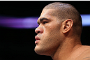 MINNEAPOLIS, MN - OCTOBER 05:  Antonio "Bigfoot" Silva stands in the Octagon before his heavyweight fight against Travis Browne at the UFC on FX event at Target Center on October 5, 2012 in Minneapolis, Minnesota.  (Photo by Josh Hedges/Zuffa LLC/Zuffa LLC via Getty Images)