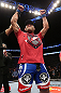 MINNEAPOLIS, MN - OCTOBER 05:  Antonio Silva reacts after knocking out Travis Browne during their heavyweight fight at the UFC on FX event at Target Center on October 5, 2012 in Minneapolis, Minnesota.  (Photo by Josh Hedges/Zuffa LLC/Zuffa LLC via Getty Images)
