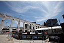 RIO DE JANEIRO, BRAZIL - OCTOBER 10:  A general view of the venue before the UFC 153 open workouts at Arcos da Lapa: Praca Cardeal Camara on October 10, 2012 in Rio de Janeiro, Brazil.  (Photo by Josh Hedges/Zuffa LLC/Zuffa LLC via Getty Images)