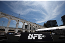 RIO DE JANEIRO, BRAZIL - OCTOBER 10:  A general view of the venue before the UFC 153 open workouts at Arcos da Lapa: Praca Cardeal Camara on October 10, 2012 in Rio de Janeiro, Brazil.  (Photo by Josh Hedges/Zuffa LLC/Zuffa LLC via Getty Images)