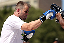 RIO DE JANEIRO, BRAZIL - OCTOBER 10:  Fabio Maldonado works out for fans and media during an open training session ahead of UFC 153 at Arcos da Lapa: Praca Cardeal Camara on October 10, 2012 in Rio de Janeiro, Brazil.  (Photo by Josh Hedges/Zuffa LLC/Zuffa LLC via Getty Images)