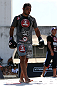 RIO DE JANEIRO, BRAZIL - OCTOBER 10:  Antonio Rodrigo "Minotauro" Nogeuira works out for fans and media during an open training session ahead of UFC 153 at Arcos da Lapa: Praca Cardeal Camara on October 10, 2012 in Rio de Janeiro, Brazil.  (Photo by Josh Hedges/Zuffa LLC/Zuffa LLC via Getty Images)