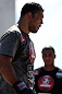 RIO DE JANEIRO, BRAZIL - OCTOBER 10:  Antonio Rodrigo "Minotauro" Nogeuira works out for fans and media during an open training session ahead of UFC 153 at Arcos da Lapa: Praca Cardeal Camara on October 10, 2012 in Rio de Janeiro, Brazil.  (Photo by Josh Hedges/Zuffa LLC/Zuffa LLC via Getty Images)