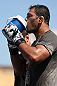 RIO DE JANEIRO, BRAZIL - OCTOBER 10:  Antonio Rodrigo "Minotauro" Nogeuira works out for fans and media during an open training session ahead of UFC 153 at Arcos da Lapa: Praca Cardeal Camara on October 10, 2012 in Rio de Janeiro, Brazil.  (Photo by Josh Hedges/Zuffa LLC/Zuffa LLC via Getty Images)