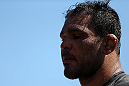RIO DE JANEIRO, BRAZIL - OCTOBER 10:  Antonio Rodrigo "Minotauro" Nogeuira works out for fans and media during an open training session ahead of UFC 153 at Arcos da Lapa: Praca Cardeal Camara on October 10, 2012 in Rio de Janeiro, Brazil.  (Photo by Josh Hedges/Zuffa LLC/Zuffa LLC via Getty Images)