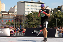 RIO DE JANEIRO, BRAZIL - OCTOBER 10:  Glover Teixeira works out for fans and media during an open training session ahead of UFC 153 at Arcos da Lapa: Praca Cardeal Camara on October 10, 2012 in Rio de Janeiro, Brazil.  (Photo by Josh Hedges/Zuffa LLC/Zuffa LLC via Getty Images)