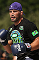 RIO DE JANEIRO, BRAZIL - OCTOBER 10:  Glover Teixeira works out for fans and media during an open training session ahead of UFC 153 at Arcos da Lapa: Praca Cardeal Camara on October 10, 2012 in Rio de Janeiro, Brazil.  (Photo by Josh Hedges/Zuffa LLC/Zuffa LLC via Getty Images)