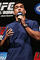 RIO DE JANEIRO, BRAZIL - OCTOBER 12:  Lyoto Machida interacts with fans during a Q&A session before the UFC 153 weigh in at HSBC Arena on October 12, 2012 in Rio de Janeiro, Brazil.  (Photo by Josh Hedges/Zuffa LLC/Zuffa LLC via Getty Images)