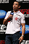 RIO DE JANEIRO, BRAZIL - OCTOBER 12:  Jose Aldo interacts with fans during a Q&A session before the UFC 153 weigh in at HSBC Arena on October 12, 2012 in Rio de Janeiro, Brazil.  (Photo by Josh Hedges/Zuffa LLC/Zuffa LLC via Getty Images)