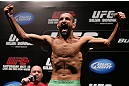 RIO DE JANEIRO, BRAZIL - OCTOBER 12:  Reza Madadi weighs in during the UFC 153 weigh in at HSBC Arena on October 12, 2012 in Rio de Janeiro, Brazil.  (Photo by Josh Hedges/Zuffa LLC/Zuffa LLC via Getty Images)