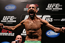 RIO DE JANEIRO, BRAZIL - OCTOBER 12:  Reza Madadi weighs in during the UFC 153 weigh in at HSBC Arena on October 12, 2012 in Rio de Janeiro, Brazil.  (Photo by Josh Hedges/Zuffa LLC/Zuffa LLC via Getty Images)