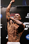 RIO DE JANEIRO, BRAZIL - OCTOBER 12:  Sergio Moraes weighs in during the UFC 153 weigh in at HSBC Arena on October 12, 2012 in Rio de Janeiro, Brazil.  (Photo by Josh Hedges/Zuffa LLC/Zuffa LLC via Getty Images)