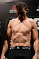 RIO DE JANEIRO, BRAZIL - OCTOBER 12:  Demian Maia weighs in during the UFC 153 weigh in at HSBC Arena on October 12, 2012 in Rio de Janeiro, Brazil.  (Photo by Josh Hedges/Zuffa LLC/Zuffa LLC via Getty Images)
