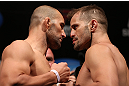 RIO DE JANEIRO, BRAZIL - OCTOBER 12:  (L-R) Opponents Glover Teixeira and Fabio Maldonado face off during the UFC 153 weigh in at HSBC Arena on October 12, 2012 in Rio de Janeiro, Brazil.  (Photo by Josh Hedges/Zuffa LLC/Zuffa LLC via Getty Images)