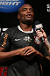 RIO DE JANEIRO, BRAZIL - OCTOBER 12:  Anderson Silva is interviewed during the UFC 153 weigh in at HSBC Arena on October 12, 2012 in Rio de Janeiro, Brazil.  (Photo by Josh Hedges/Zuffa LLC/Zuffa LLC via Getty Images)