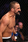 RIO DE JANEIRO, BRAZIL - OCTOBER 13:  Reza Madadi stands in the Octagon before his lightweight fight against Cristiano Marcello at UFC 153 inside HSBC Arena on October 13, 2012 in Rio de Janeiro, Brazil.  (Photo by Josh Hedges/Zuffa LLC/Zuffa LLC via Getty Images)