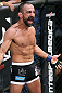 RIO DE JANEIRO, BRAZIL - OCTOBER 13:  Reza Madadi stands in the Octagon before his lightweight fight against Cristiano Marcello at UFC 153 inside HSBC Arena on October 13, 2012 in Rio de Janeiro, Brazil.  (Photo by Josh Hedges/Zuffa LLC/Zuffa LLC via Getty Images)