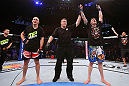 RIO DE JANEIRO, BRAZIL - OCTOBER 13:  Chris Camozzi (R) reacts after defeating Luiz Cane during their middleweight fight at UFC 153 inside HSBC Arena on October 13, 2012 in Rio de Janeiro, Brazil.  (Photo by Josh Hedges/Zuffa LLC/Zuffa LLC via Getty Images)