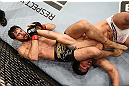 RIO DE JANEIRO, BRAZIL - OCTOBER 13:  (L-R) Jon Fitch attempts to secure an arm bar submission against Erick Silva during their welterweight fight at UFC 153 inside HSBC Arena on October 13, 2012 in Rio de Janeiro, Brazil.  (Photo by Josh Hedges/Zuffa LLC/Zuffa LLC via Getty Images)