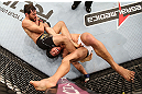RIO DE JANEIRO, BRAZIL - OCTOBER 13:  (L-R) Jon Fitch attempts to secure an arm bar submission against Erick Silva during their welterweight fight at UFC 153 inside HSBC Arena on October 13, 2012 in Rio de Janeiro, Brazil.  (Photo by Josh Hedges/Zuffa LLC/Zuffa LLC via Getty Images)