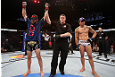 RIO DE JANEIRO, BRAZIL - OCTOBER 13:  Jon Fitch (L) reacts after defeating Erick Silva during their welterweight fight at UFC 153 inside HSBC Arena on October 13, 2012 in Rio de Janeiro, Brazil.  (Photo by Josh Hedges/Zuffa LLC/Zuffa LLC via Getty Images)