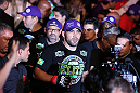 RIO DE JANEIRO, BRAZIL - OCTOBER 13:  Glover Teixeira enters the arena before his light heavyweight fight against Fabio Maldonado at UFC 153 inside HSBC Arena on October 13, 2012 in Rio de Janeiro, Brazil.  (Photo by Josh Hedges/Zuffa LLC/Zuffa LLC via Getty Images)