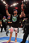 RIO DE JANEIRO, BRAZIL - OCTOBER 13:  Glover Teixeira reacts after defeating Fabio Maldonado during their light heavyweight fight at UFC 153 inside HSBC Arena on October 13, 2012 in Rio de Janeiro, Brazil.  (Photo by Josh Hedges/Zuffa LLC/Zuffa LLC via Getty Images)