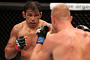 RIO DE JANEIRO, BRAZIL - OCTOBER 13:  (L-R) Antonio Rodrigo "Minotauro" Nogeuira squares off with Dave Herman during their heavyweight fight at UFC 153 inside HSBC Arena on October 13, 2012 in Rio de Janeiro, Brazil.  (Photo by Josh Hedges/Zuffa LLC/Zuffa LLC via Getty Images)