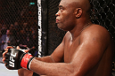 RIO DE JANEIRO, BRAZIL - OCTOBER 13:  Anderson Silva sits in his corner after his TKO victory over Stephan Bonnar during their light heavyweight fight at UFC 153 inside HSBC Arena on October 13, 2012 in Rio de Janeiro, Brazil.  (Photo by Josh Hedges/Zuffa LLC/Zuffa LLC via Getty Images)