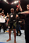 RIO DE JANEIRO, BRAZIL - OCTOBER 13:  Anderson Silva reacts after his TKO victory over Stephan Bonnar during their light heavyweight fight at UFC 153 inside HSBC Arena on October 13, 2012 in Rio de Janeiro, Brazil.  (Photo by Josh Hedges/Zuffa LLC/Zuffa LLC via Getty Images)