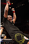 RIO DE JANEIRO, BRAZIL - OCTOBER 13:  Anderson Silva reacts after his TKO victory over Stephan Bonnar during their light heavyweight fight at UFC 153 inside HSBC Arena on October 13, 2012 in Rio de Janeiro, Brazil.  (Photo by Josh Hedges/Zuffa LLC/Zuffa LLC via Getty Images)