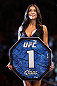 RIO DE JANEIRO, BRAZIL - OCTOBER 13:  UFC Octagon Girl Arianny Celeste introduces a round at UFC 153 inside HSBC Arena on October 13, 2012 in Rio de Janeiro, Brazil.  (Photo by Josh Hedges/Zuffa LLC/Zuffa LLC via Getty Images)