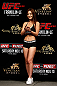 MACAU, MACAU - NOVEMBER 09:  UFC Octagon Girl Ye-Bin Kang stands on stage during the UFC Macau weigh in at Cotai Arena on November 9, 2012 in Macau, Macau.  (Photo by Josh Hedges/Zuffa LLC/Zuffa LLC via Getty Images)