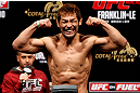 MACAU, MACAU - NOVEMBER 09:  Riki Fukuda makes weight during the UFC Macau weigh in at Cotai Arena on November 9, 2012 in Macau, Macau.  (Photo by Josh Hedges/Zuffa LLC/Zuffa LLC via Getty Images)
