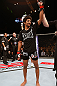 MACAU, MACAU - NOVEMBER 10: Alex Caceres reacts after defeating Motonobu Tezuka during their bantamweight bout at the UFC Macao event inside CotaiArena on November 10, 2012 in Macau, Macau. (Photo by Josh Hedges/Zuffa LLC/Zuffa LLC via Getty Images)